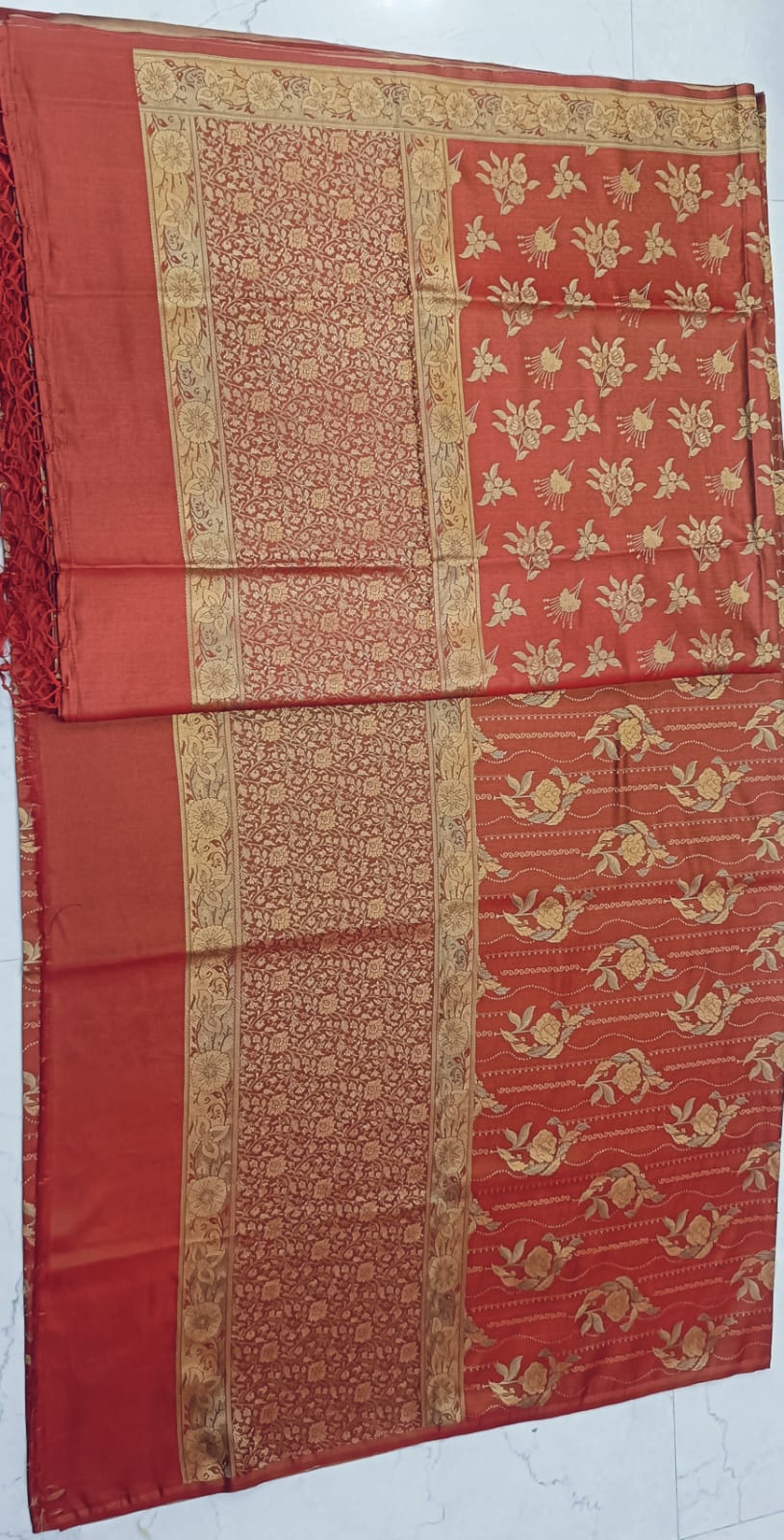 Ahamaura Banarasi handloom katan silk suit