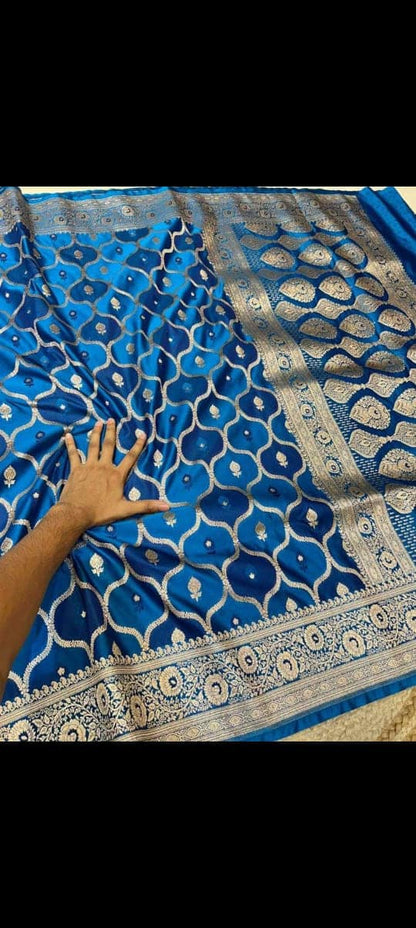 Ahamaura Pure Mashru Silk Banarasi Saree for Women