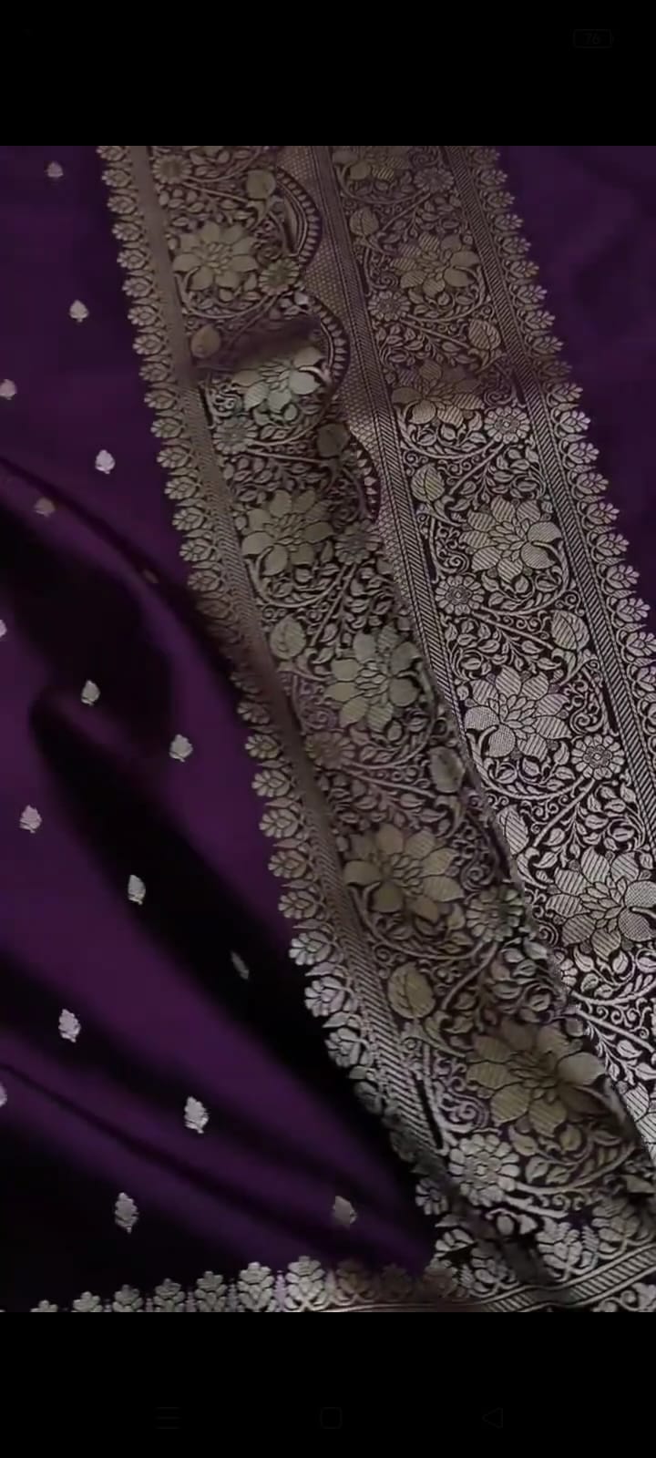 Ahamaura Banarasi Deyble Mashru Silk Saree