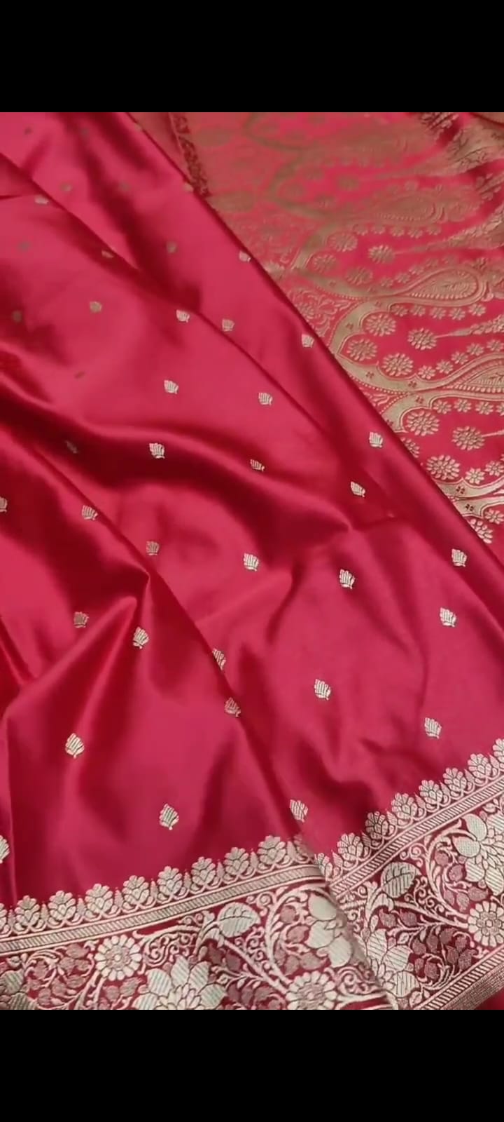 Ahamaura Banarasi Deyble Mashru Silk Saree