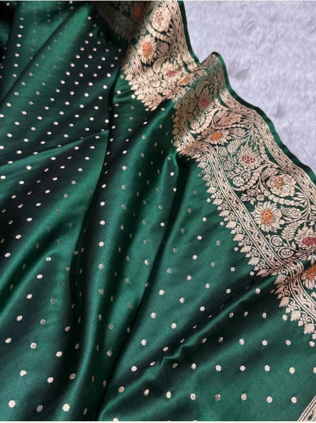 Ahamaura Banarasi Deyble Mashru Silk Soft Heavy Quality Saree with Zari & Mina Work for Women – Traditional & Trendy