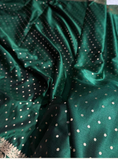 Ahamaura Banarasi Deyble Mashru Silk Soft Heavy Quality Saree with Zari & Mina Work for Women – Traditional & Trendy