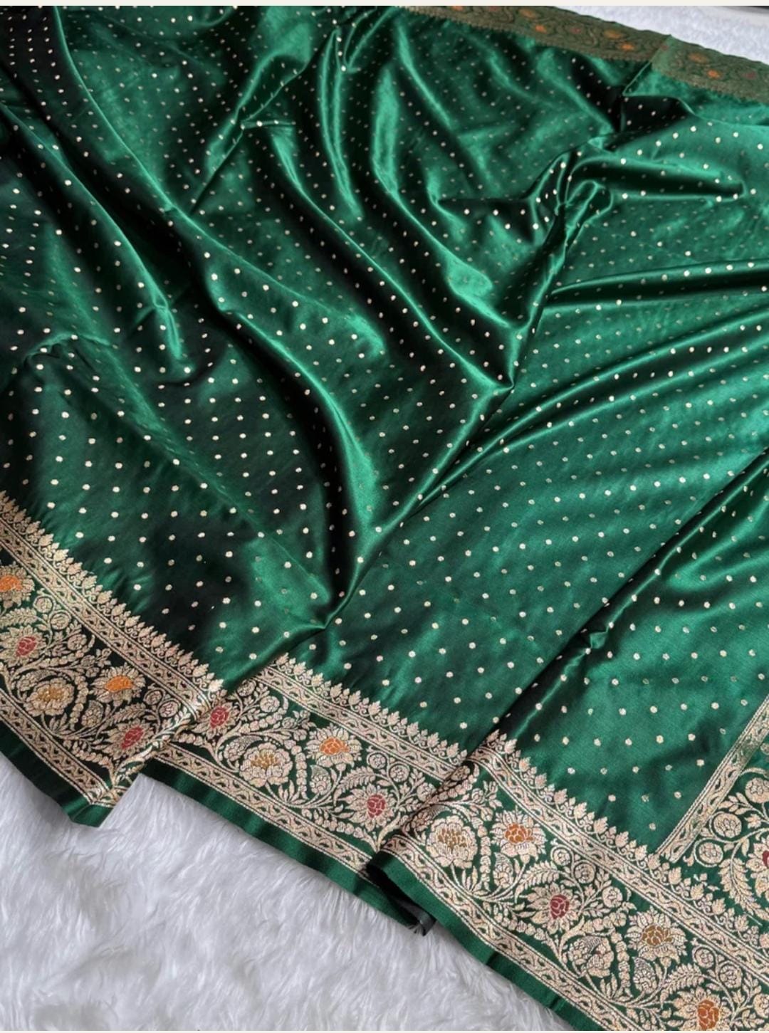 Ahamaura Banarasi Deyble Mashru Silk Soft Heavy Quality Saree with Zari & Mina Work for Women – Traditional & Trendy