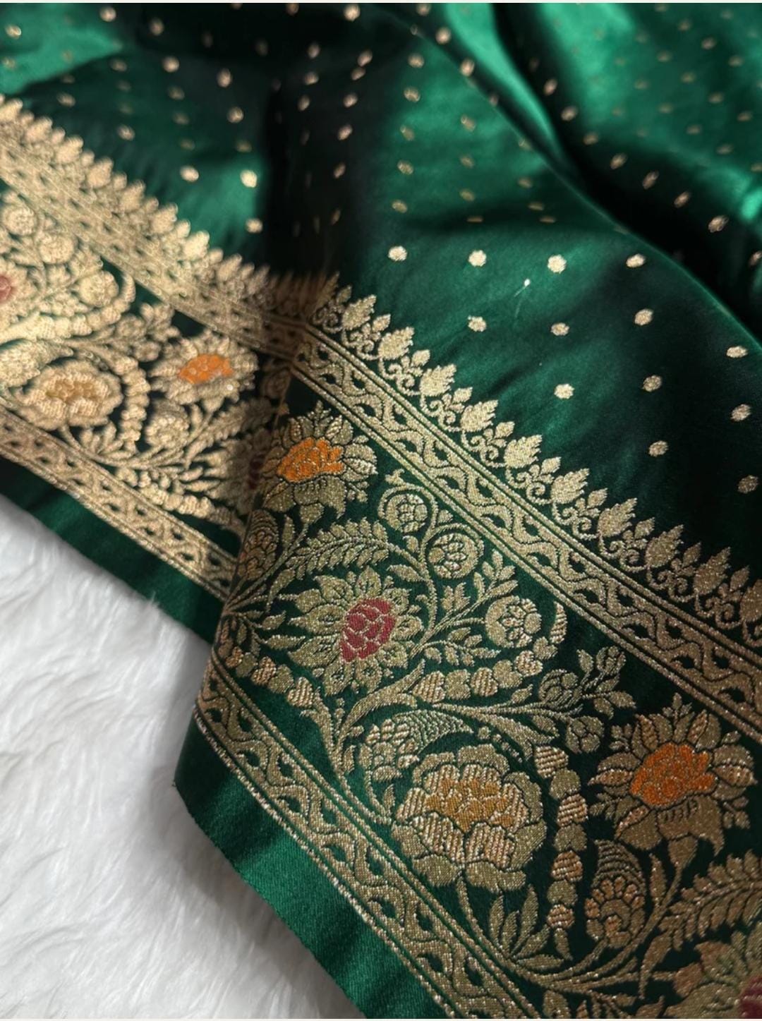 Ahamaura Banarasi Deyble Mashru Silk Soft Heavy Quality Saree with Zari & Mina Work for Women – Traditional & Trendy