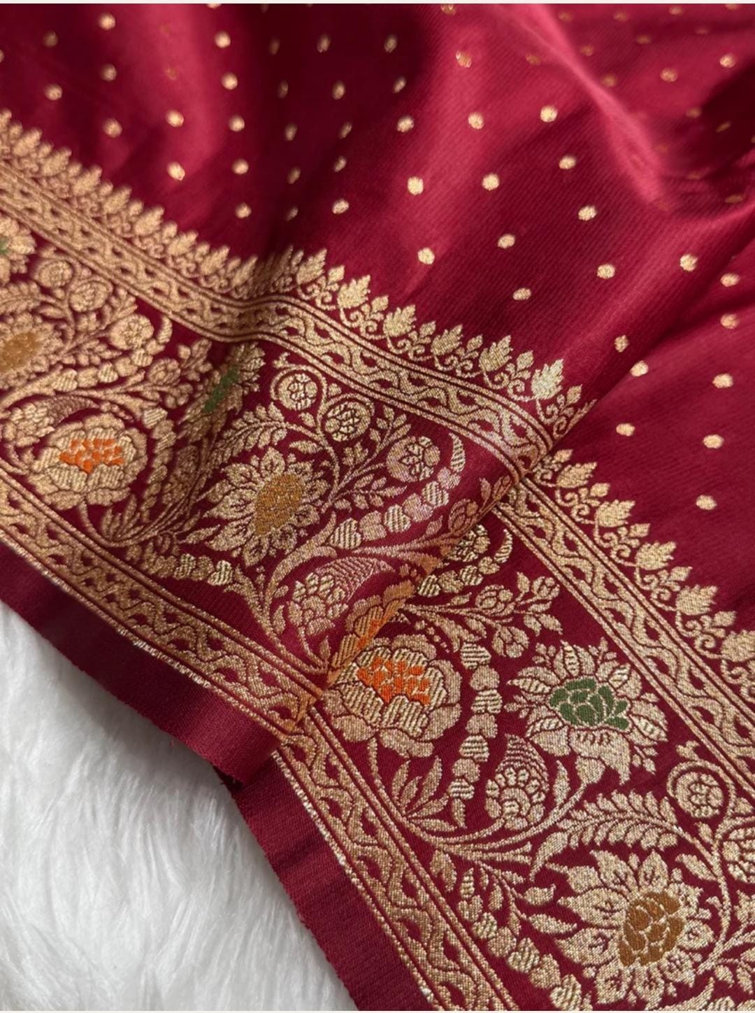 Ahamaura Banarasi Deyble Mashru Silk Soft Heavy Quality Saree with Zari & Mina Work for Women – Traditional & Trendy