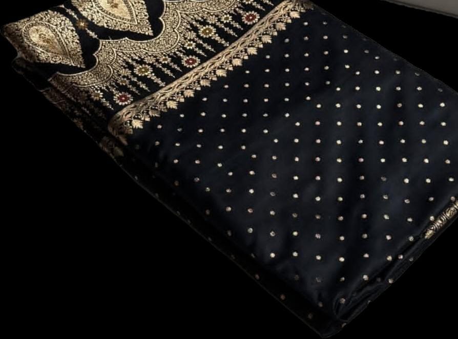 Ahamaura Banarasi Deyble Mashru Silk Soft Heavy Quality Saree with Zari & Mina Work for Women – Traditional & Trendy