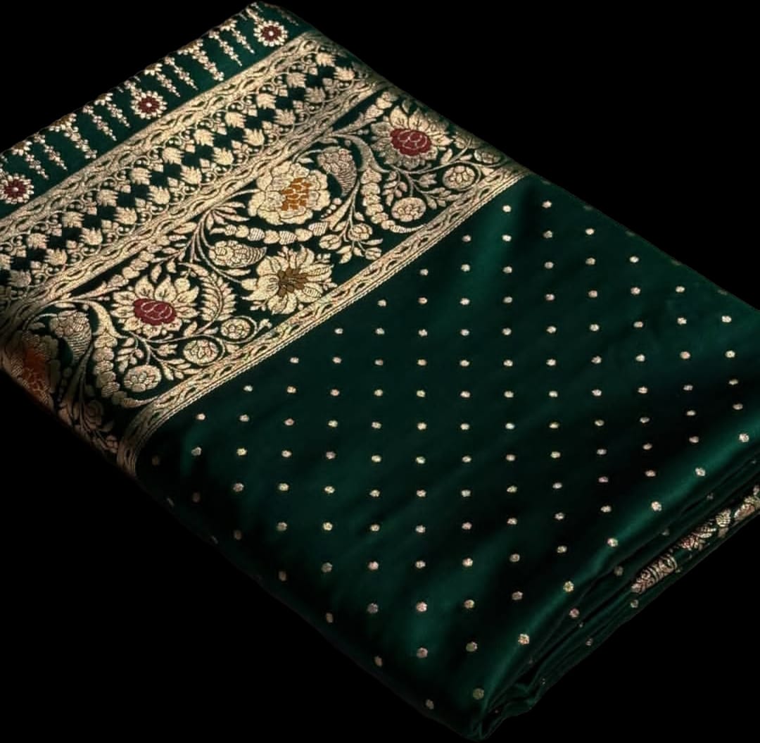 Ahamaura Banarasi Deyble Mashru Silk Soft Heavy Quality Saree with Zari & Mina Work for Women – Traditional & Trendy