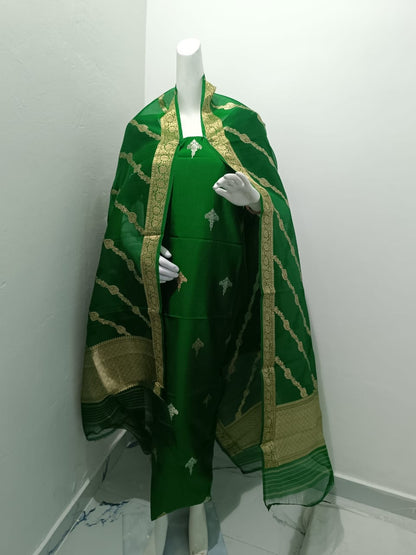 AHAMAAURA BANARASI COTTON SILK SUITS