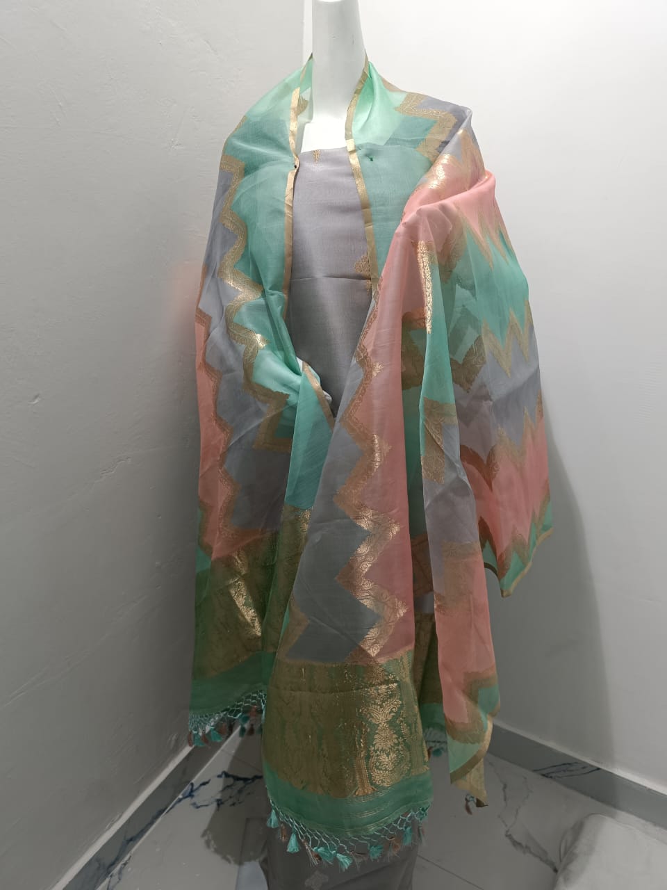 AHAMAAURA BANARASI COTTON SILK SUITS