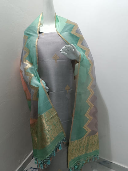 AHAMAAURA BANARASI COTTON SILK SUITS