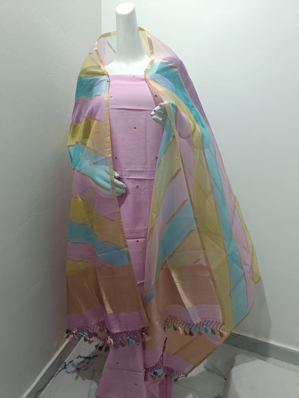 AHAMAAURA BANARASI COTTON SILK SUITS