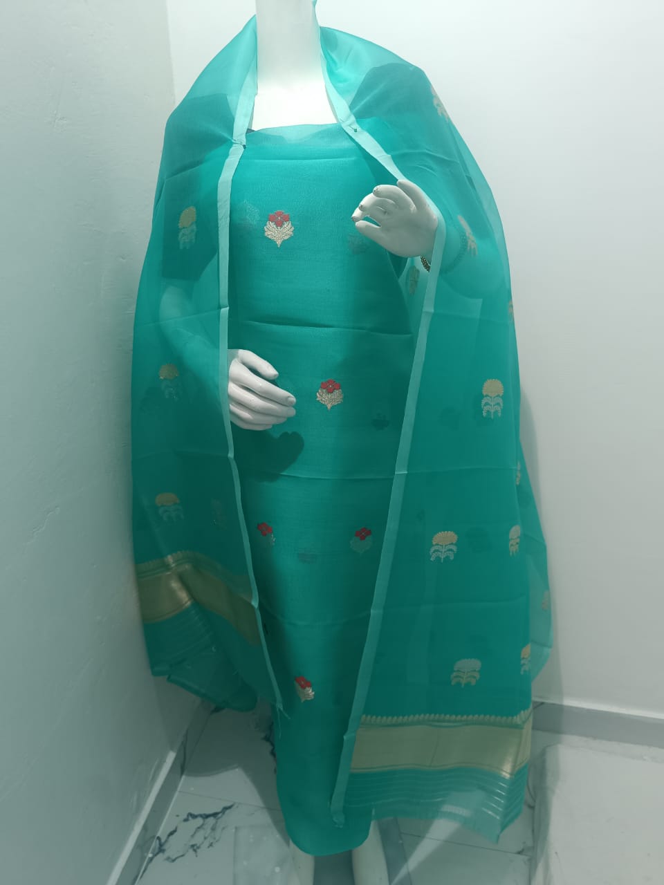 AHAMAAURA BANARASI COTTON SILK SUITS