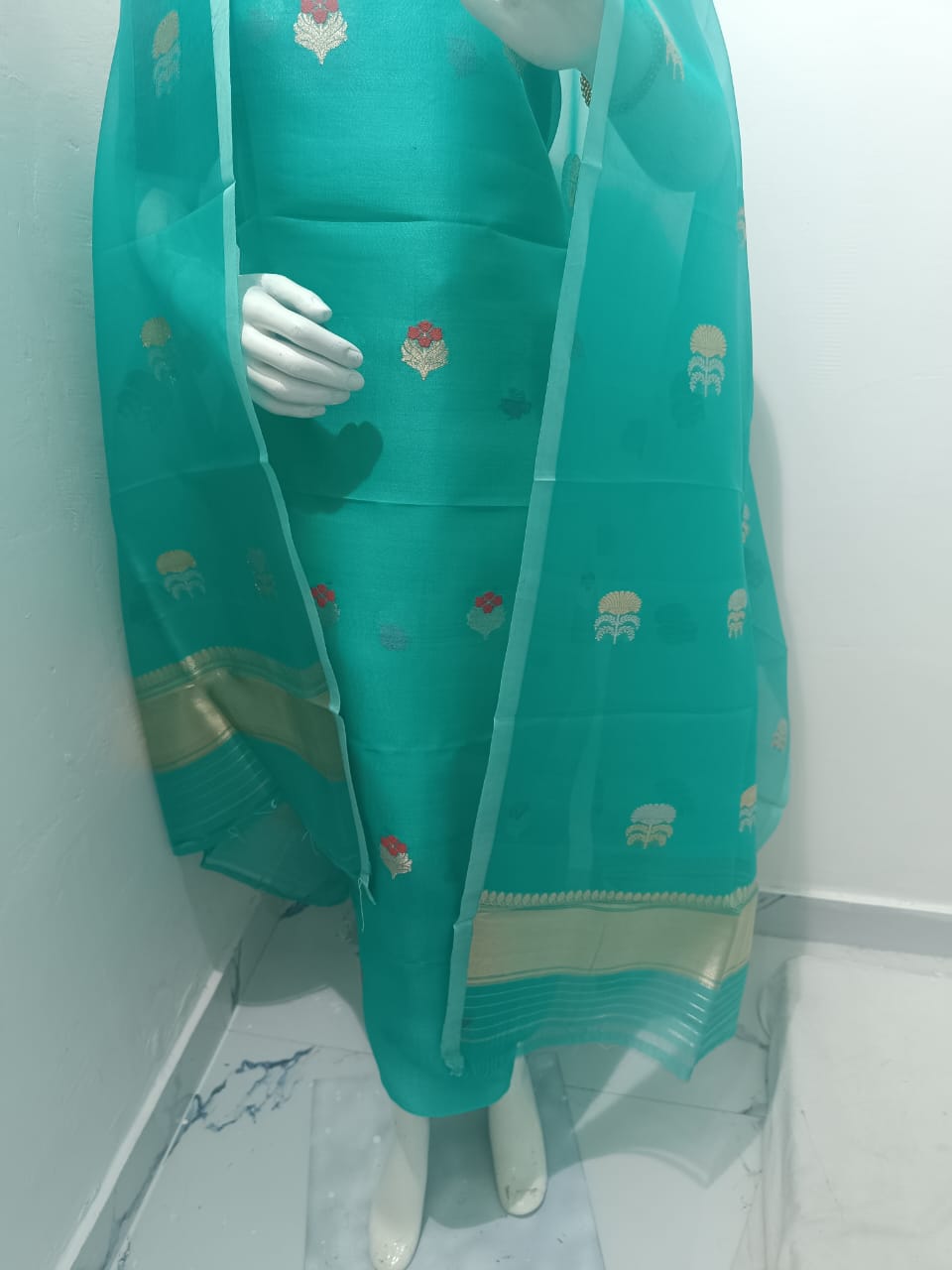 AHAMAAURA BANARASI COTTON SILK SUITS