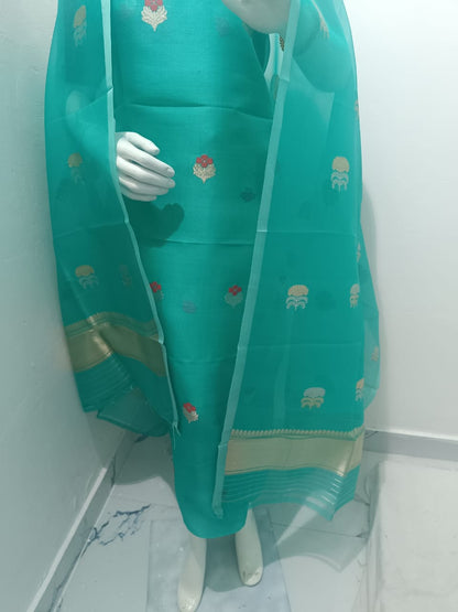 AHAMAAURA BANARASI COTTON SILK SUITS