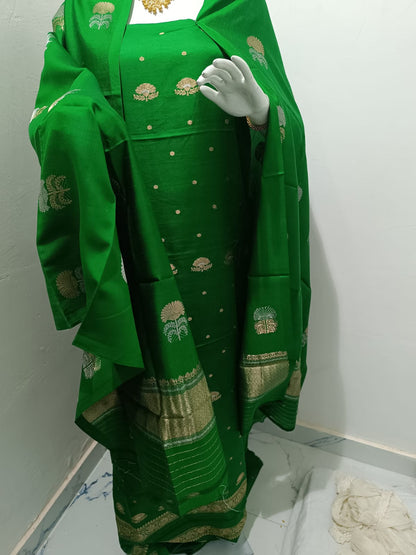 AHAMAAURA BANARASI COTTON SILK SUITS