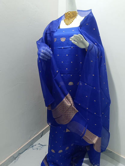AHAMAAURA BANARASI COTTON SILK SUITS