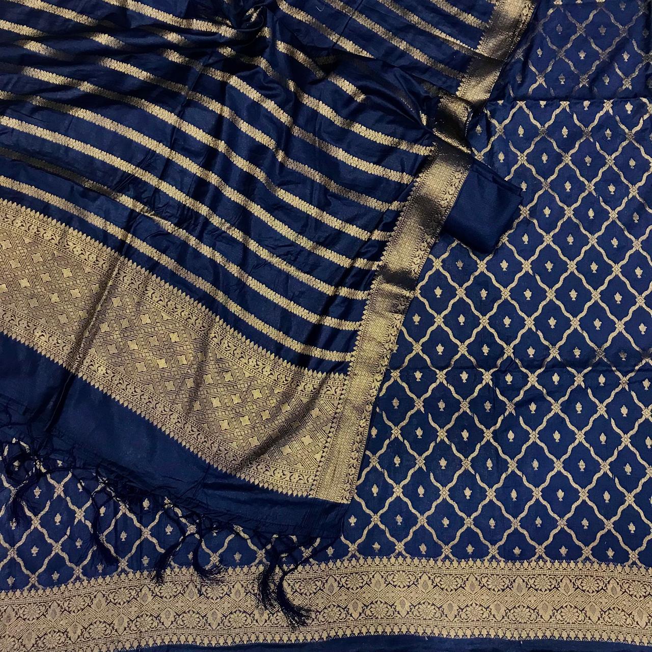 Ahamaura cotton silk suit