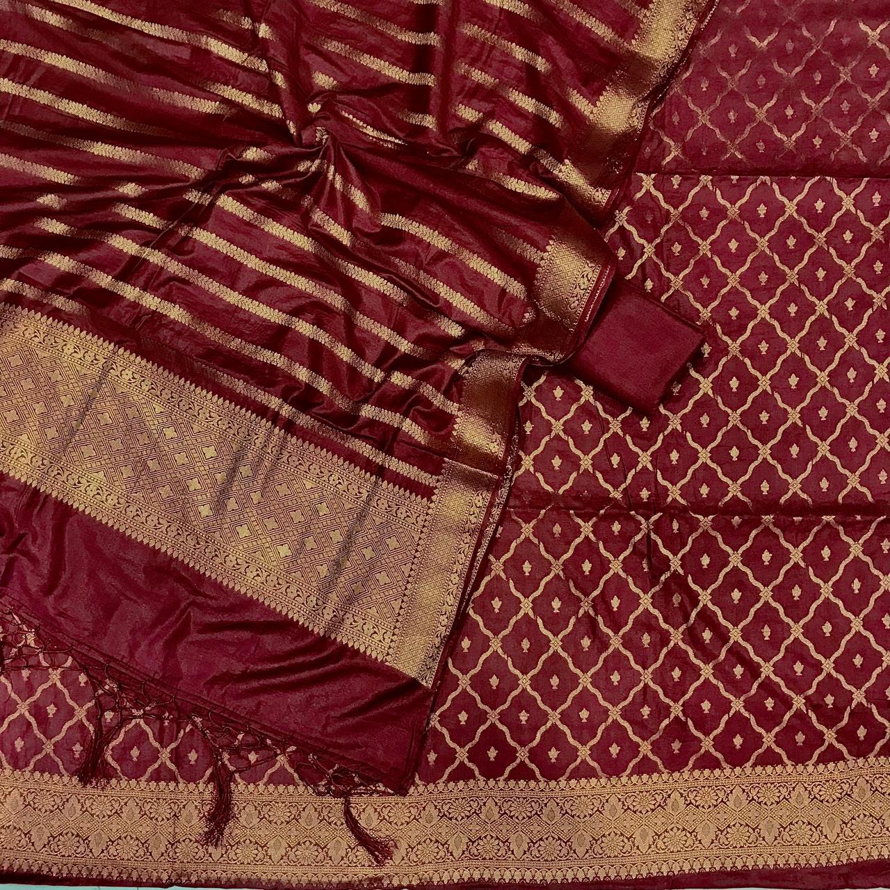 Ahamaura cotton silk suit