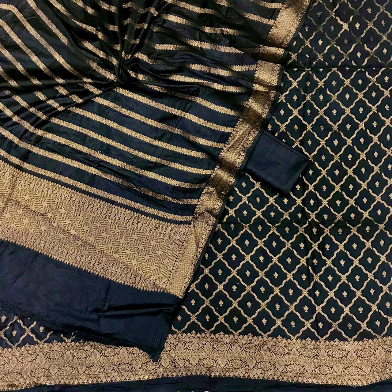 Ahamaura cotton silk suit