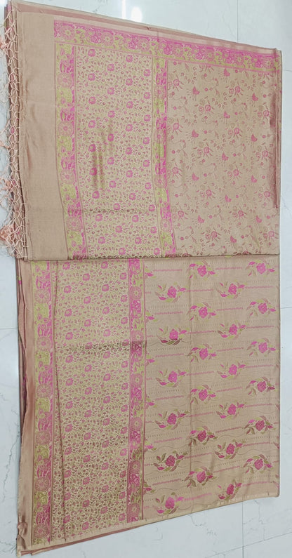 Ahamaura Banarasi handloom katan silk suit