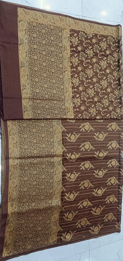 Ahamaura Banarasi handloom katan silk suit