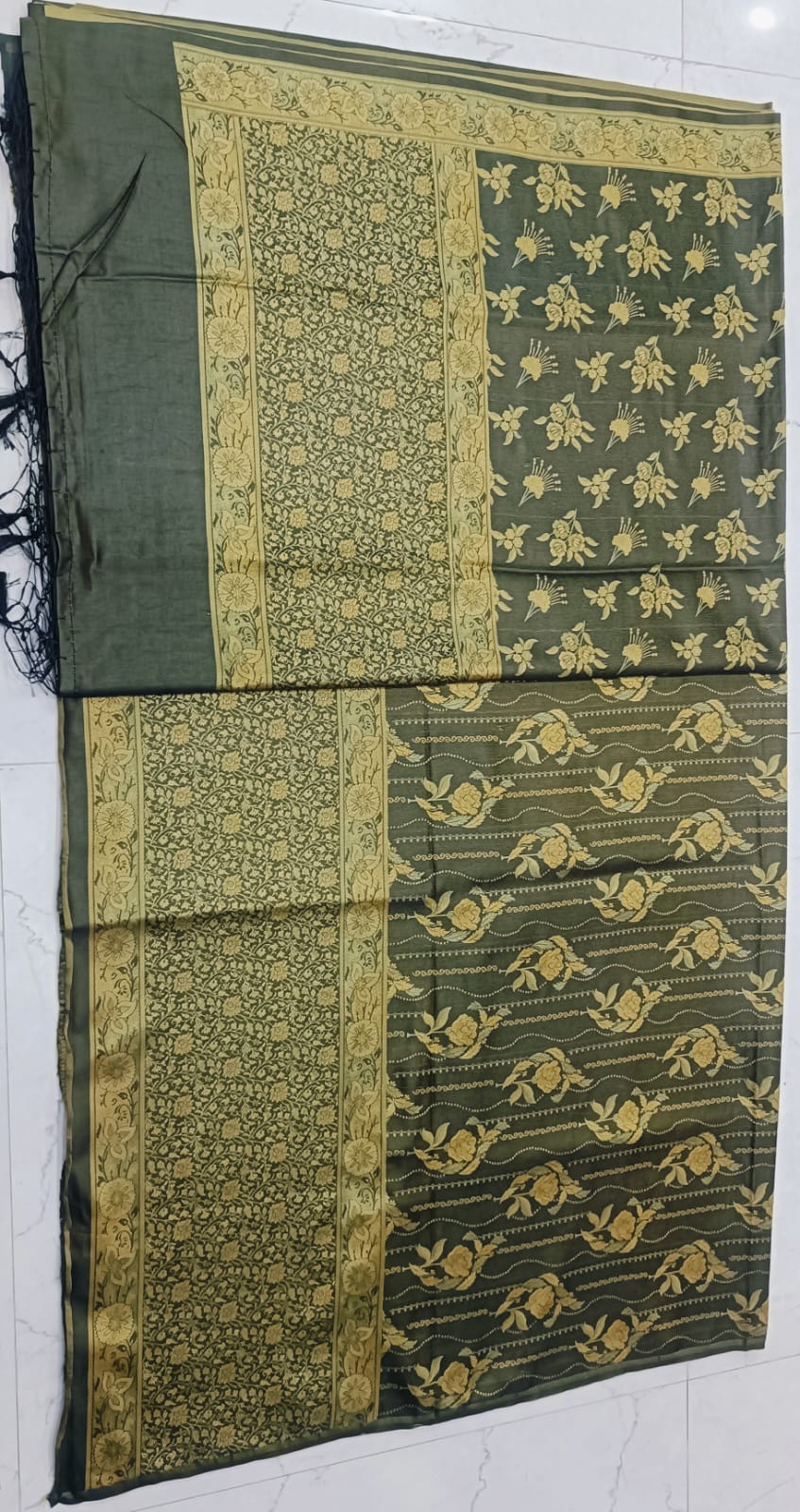 Ahamaura Banarasi handloom katan silk suit