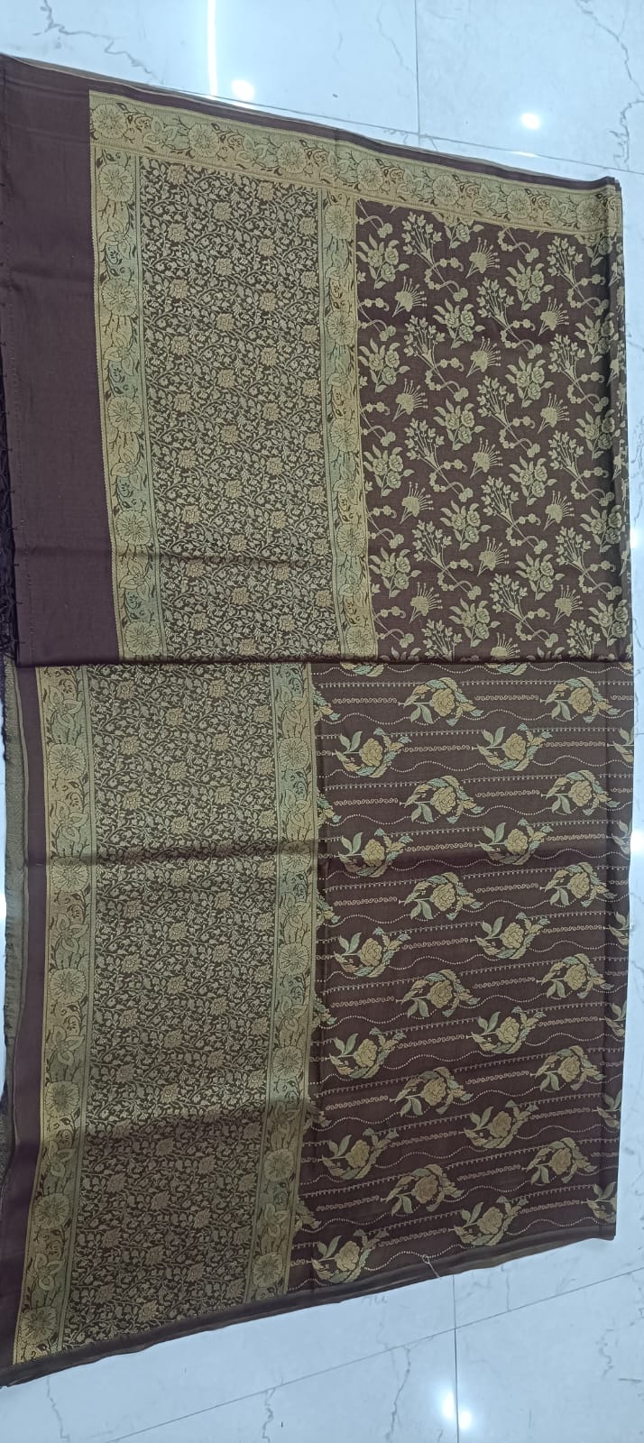 Ahamaura Banarasi handloom katan silk suit