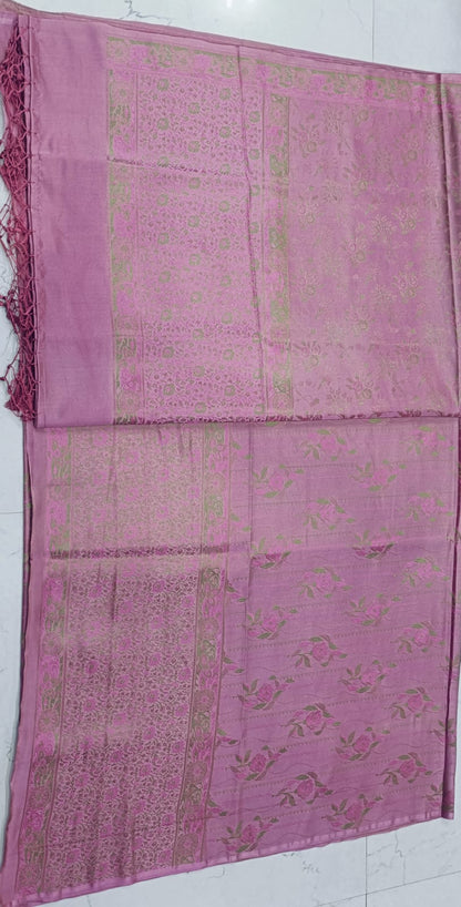 Ahamaura Banarasi handloom katan silk suit