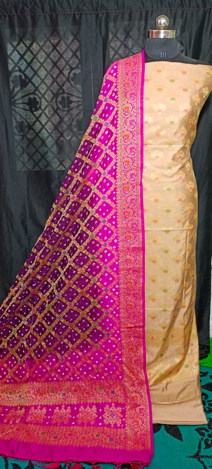Ahamaura Dupion silk suit