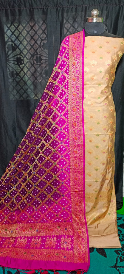 Ahamaura Dupion silk suit