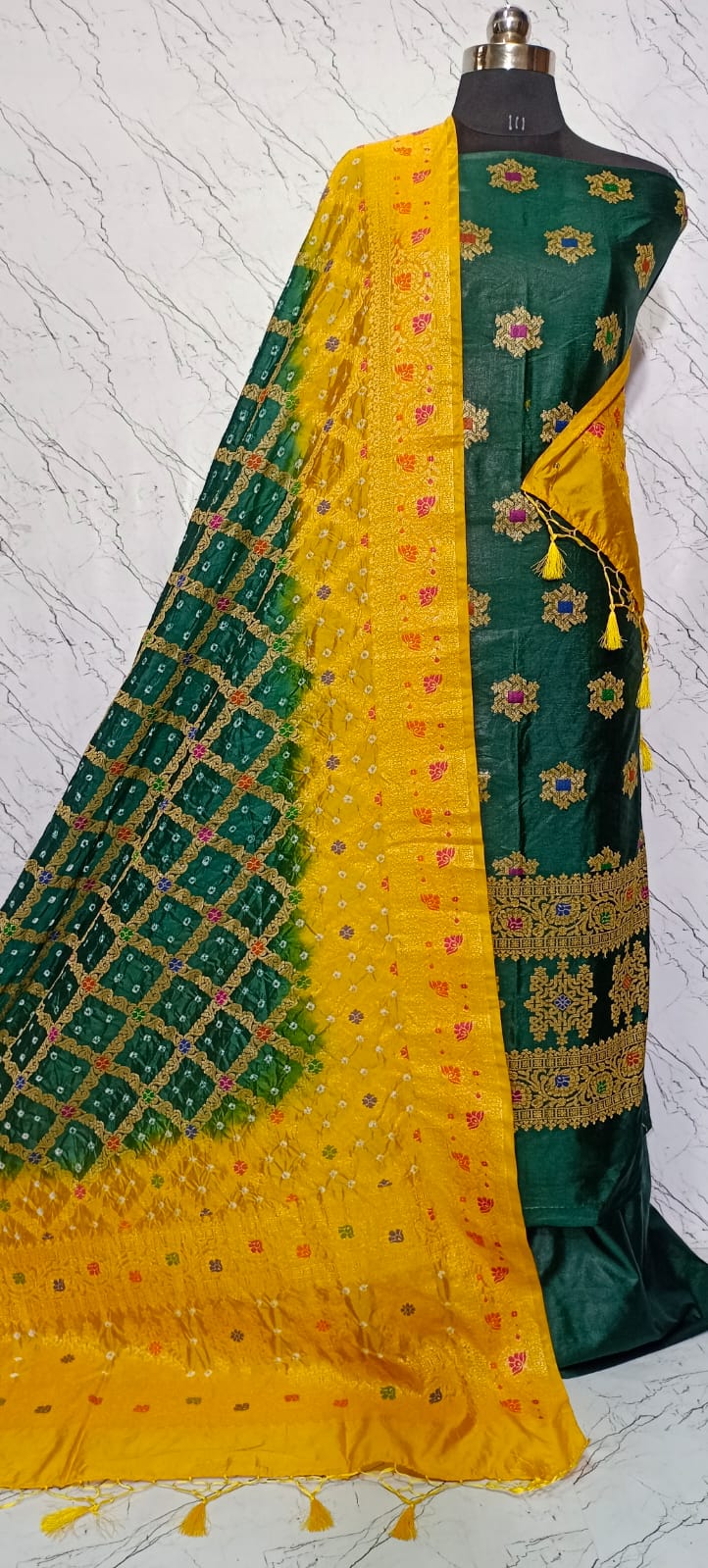 Ahamaura Dupion silk suit