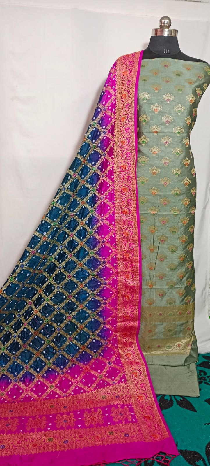 Ahamaura Dupion silk suit
