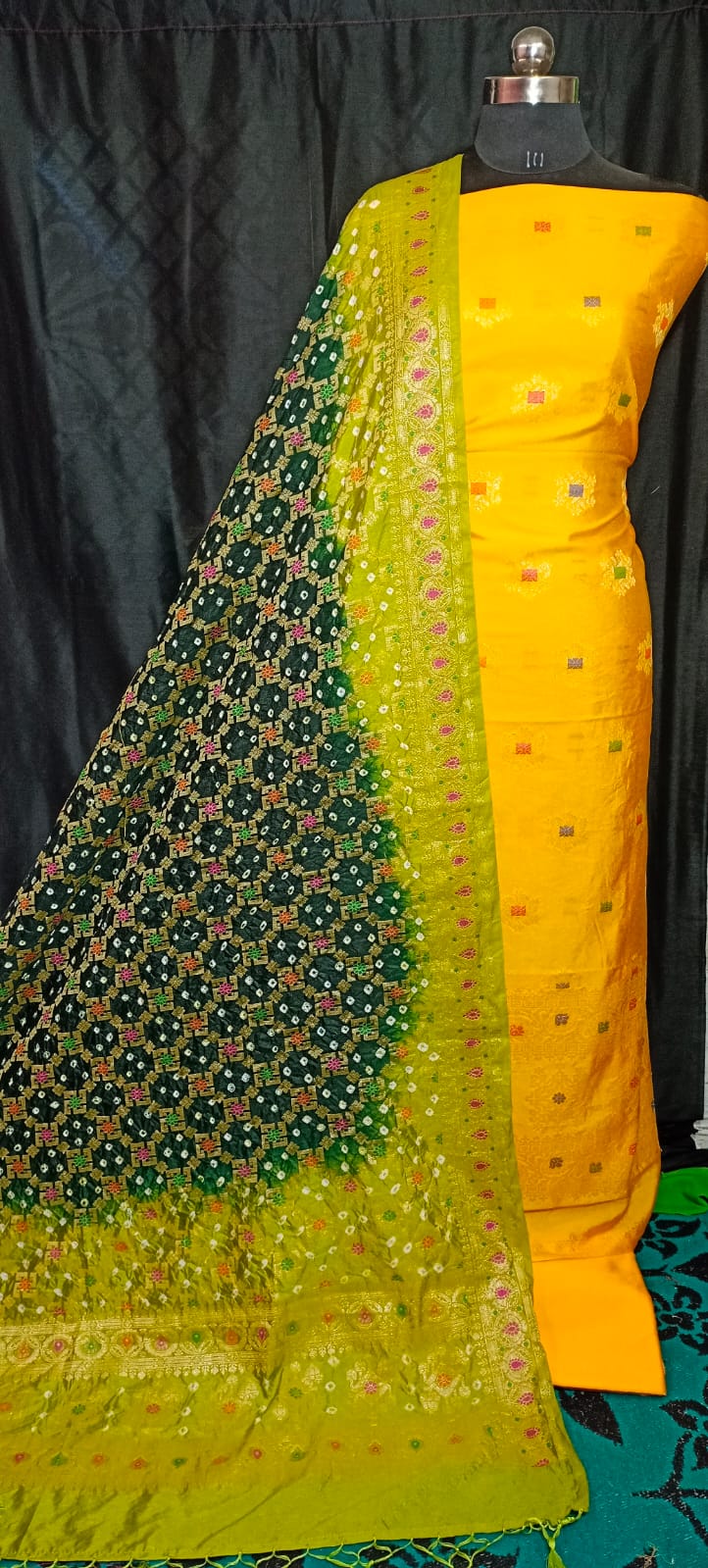 Ahamaura Dupion silk suit