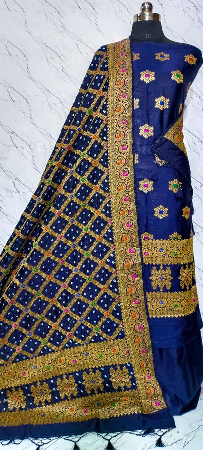 Ahamaura Dupion silk suit