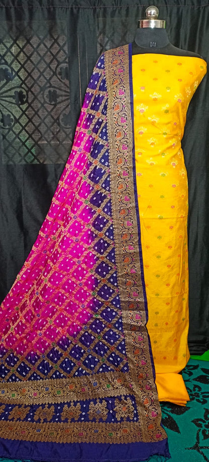 Ahamaura Dupion silk suit
