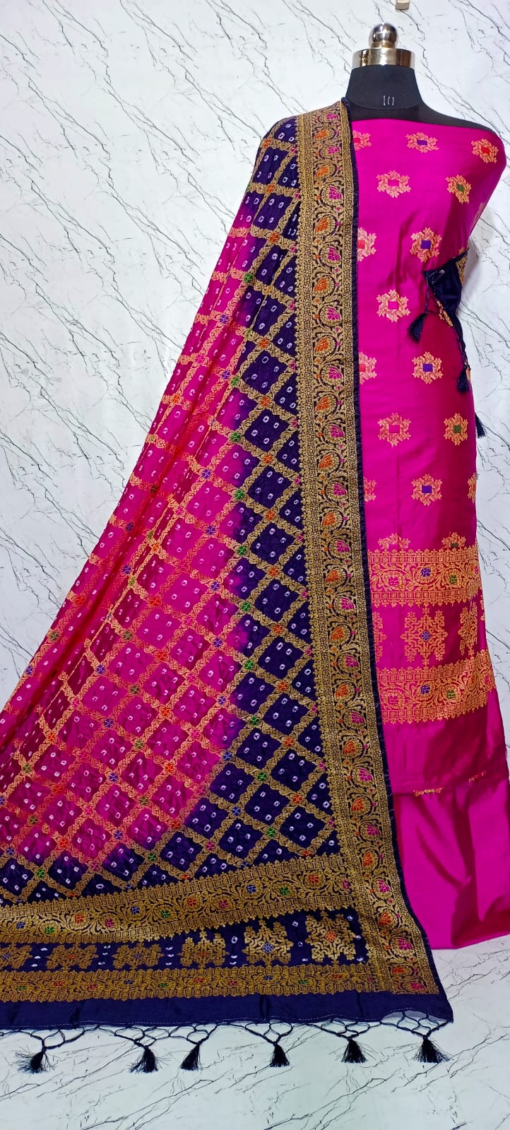 Ahamaura Dupion silk suit