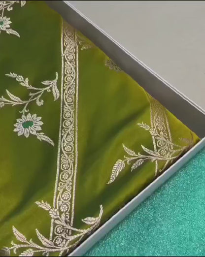 Ahamaura Mashru Silk Banarasi Saree