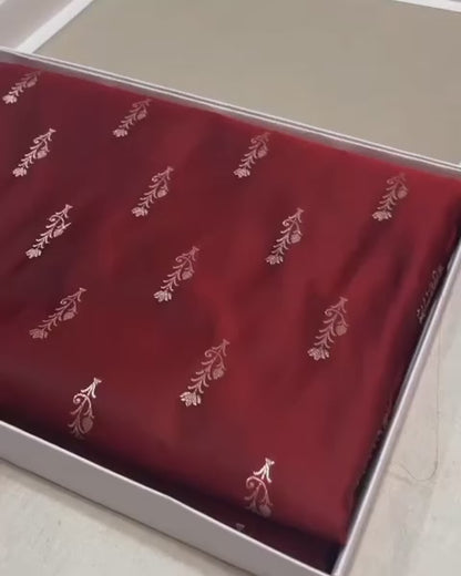 Ahamaura Mashru Silk Banarasi Saree