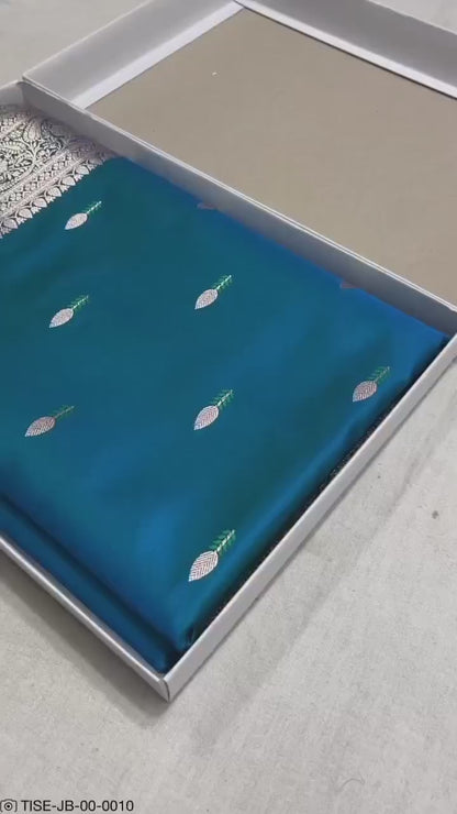 Ahamaura Tilak Buti Mashru Silk Banarasi Saree