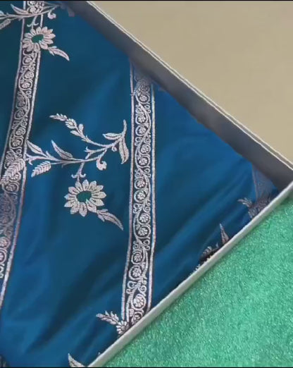 Ahamaura Mashru Silk Banarasi Saree