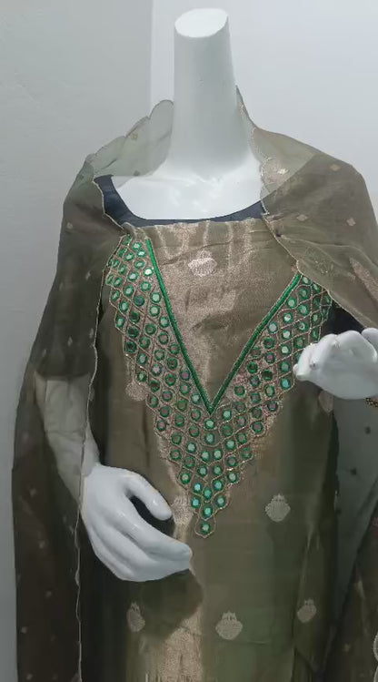 AHAMAAURA BANARASI COTTON SILK SUITS